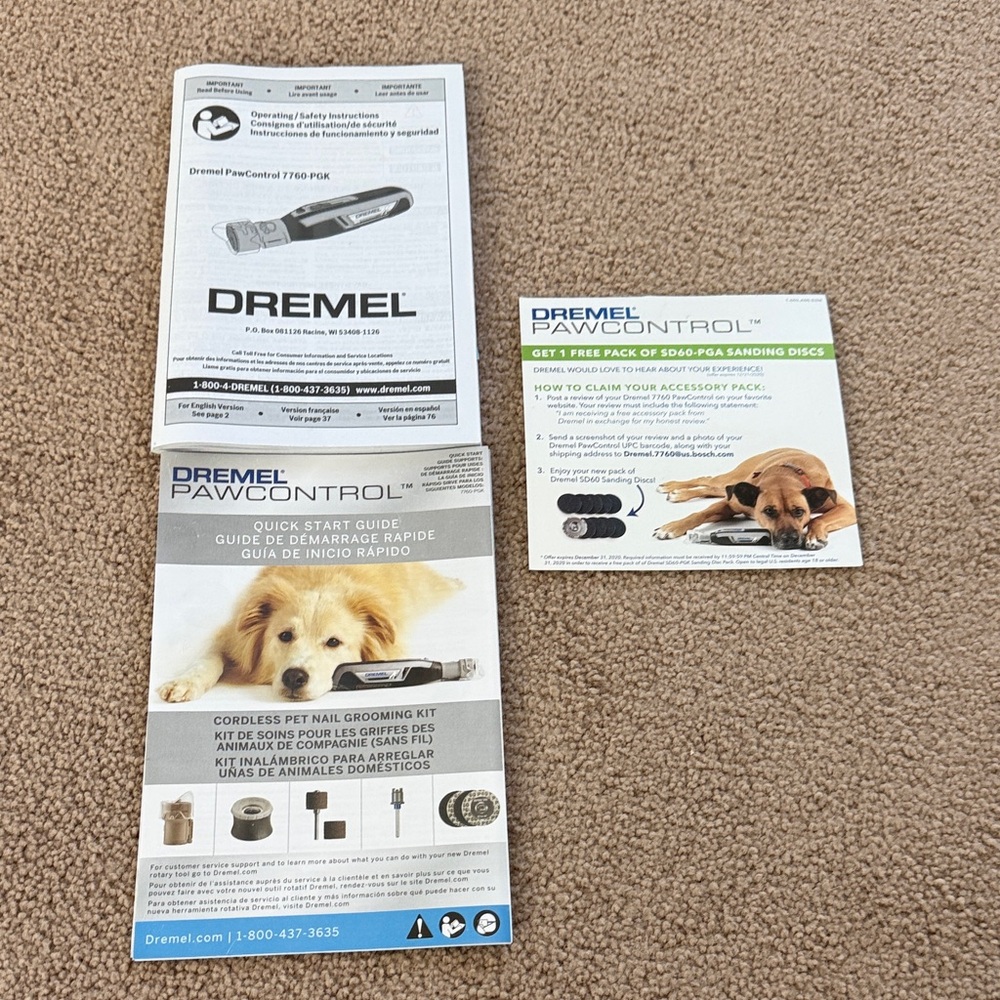 Dremel Pet Grooming Rotary Tool Kit in Black and Silver - Picture 8 of 10